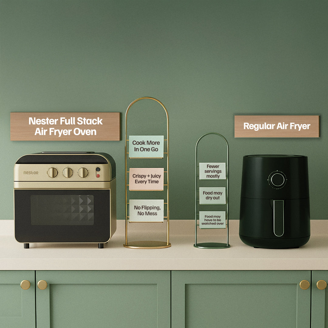 Full stack Air Fryer Dalgona Brown