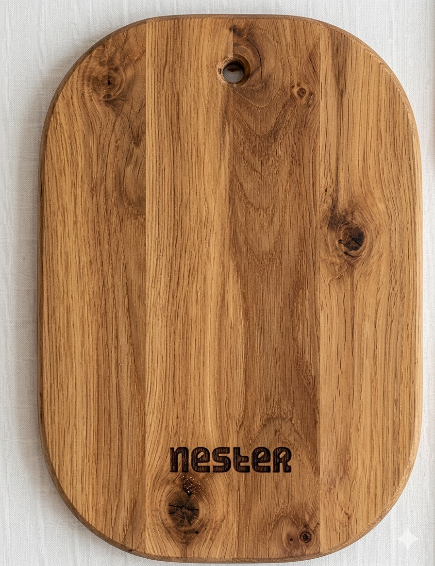 🎁 The Nester Prep Board - Natural Wood