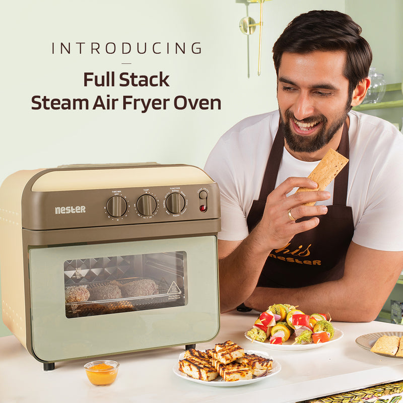 Nester Full Stack Air Fryer Oven-Dalgona Brown