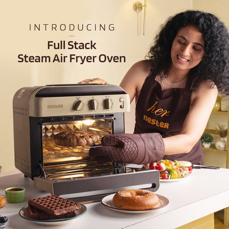 Nester Full Stack Air Fryer Oven-Smoked Caramel